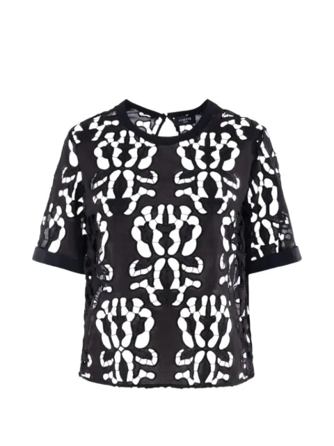 Nenette Fominik broderie-anglaise top Black 41BBFOMINIK