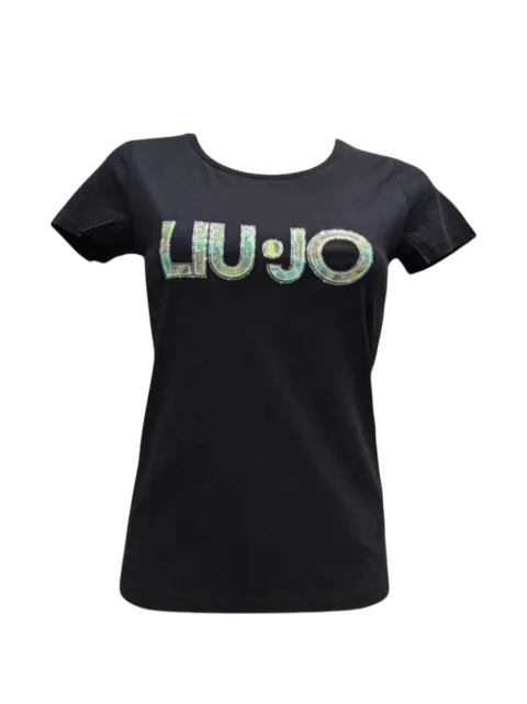LIU JO T-shirt with logo Black VA6169JS003