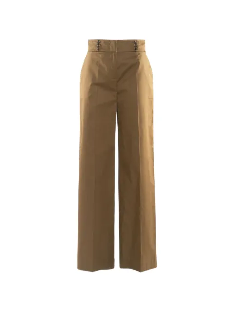 Nenette Emon button-detail palazzo pants Brown 41BBEMON