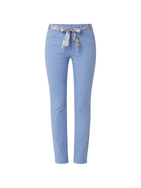 LIU JO skinny gabardine trousers Blue WA6260T367A