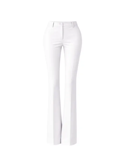 LIU JO stretch flare trousers White CA6374T2200