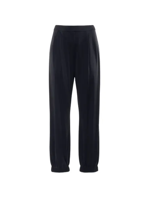 Nenette satin-finish pleated trousers Black 41BBECTOR