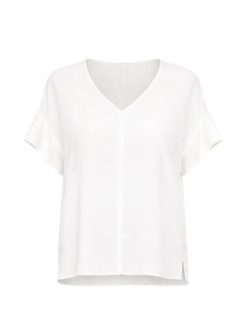 LIU JO crepe de chine top White WA6412T2578