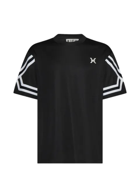 John Richmond logo-patch graphic-print T-shirt Black UMP26274TS
