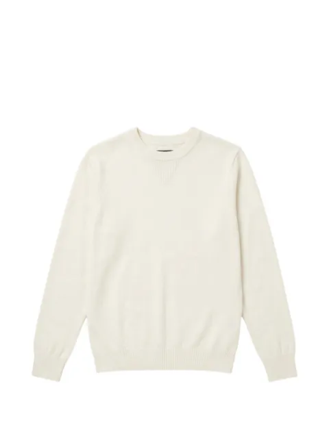 John Richmond ribbed-trim sweater Neutrals UMP26022MA