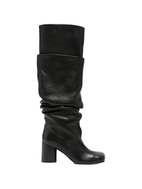 POEVE square-toe boots Black DEL02
