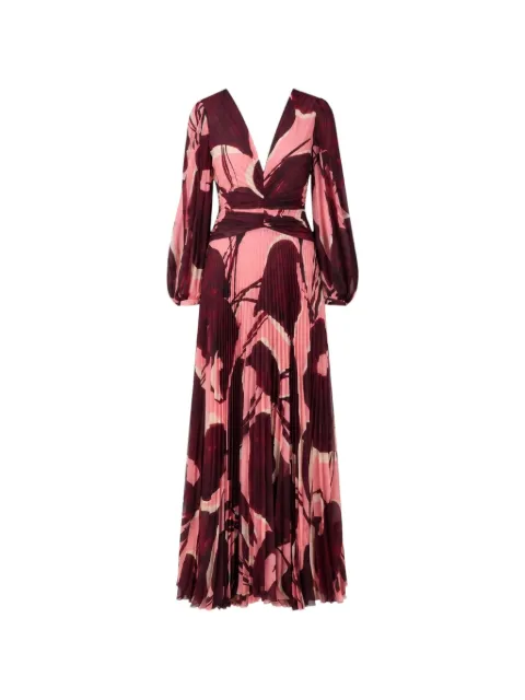 Charo Ruiz Ibiza pleated maxi dress Red 52567