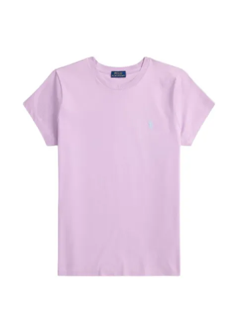 Polo Ralph Lauren logo-embroidered jersey T-shirt Purple 211B14605015