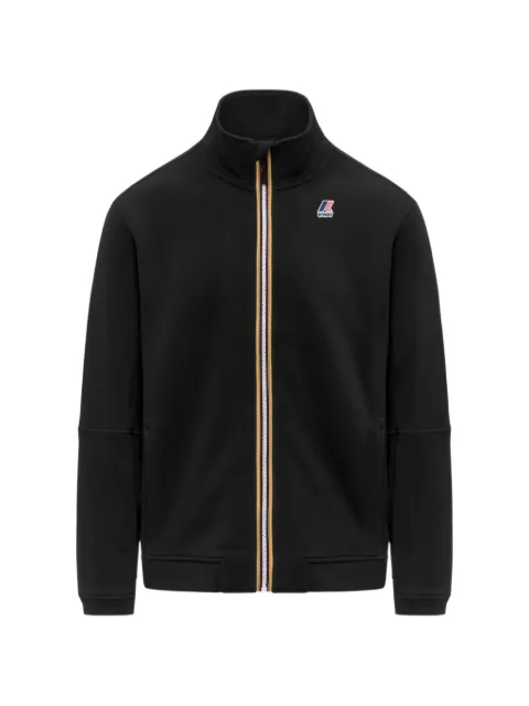 K-Way zip-up high-neck sweater Black K1126IWUSY
