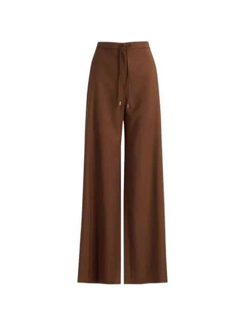 Max Mara drawstring wide-leg trousers Brown 2616131091650
