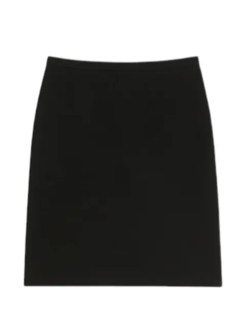 Max Mara high-waited straight-leg mini skirt Black 2616101015600