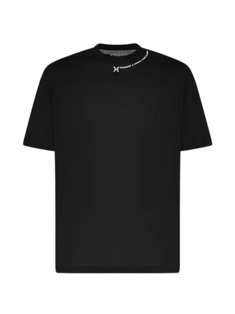 John Richmond Uomo Fyami logo-print T-shirt Black UMP26038TS