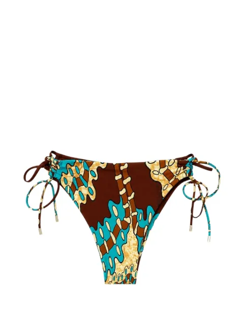 Miss Bikini side-tie bikini bottoms Brown V6045B
