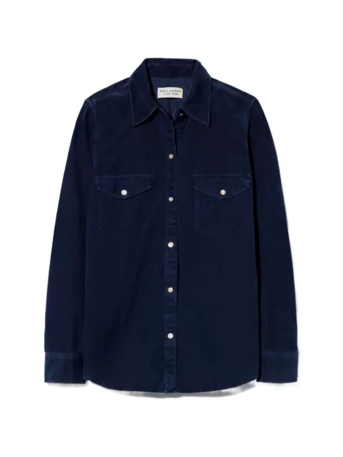 Nili Lotan Travis corduroy shirt Blue 13592W1937