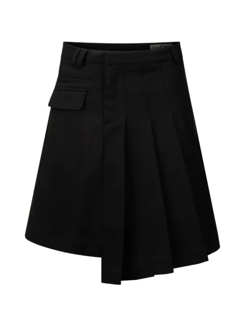 NACHE asymmetric-pleated mini skirt Black A5N2541RMS21BLK00BLK