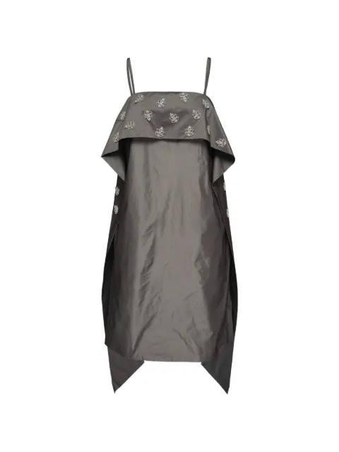 Club21 embellished taffeta dress Grey S5W50513353WGUNMETALDEC