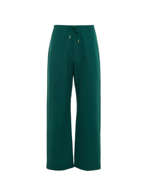 Casablanca elasticated-waistband track pants Green S6MSS26TR4210001