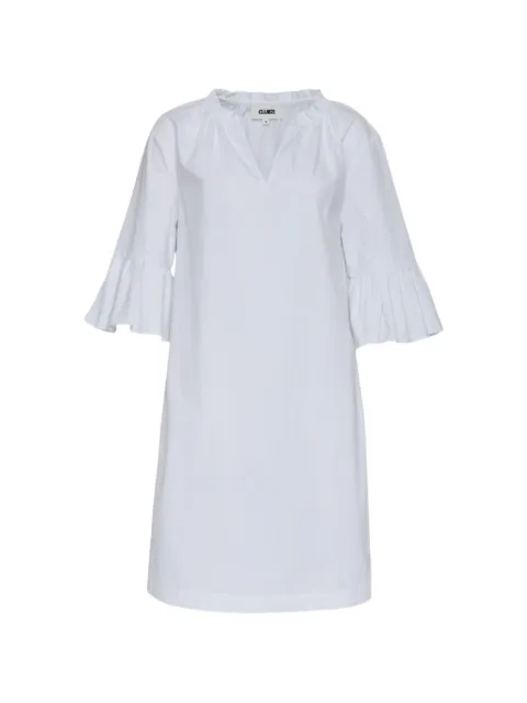 Club21 ruffled-sleeve V-neck mini dress White W5803155W100JUL