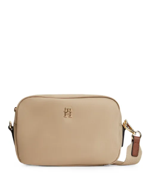 Tommy Hilfiger logo-plaque shoulder bag Neutrals AW0AW17704