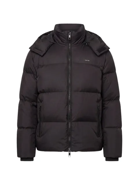Calvin Klein hooded padded jacket Black LV04LH503GUB1