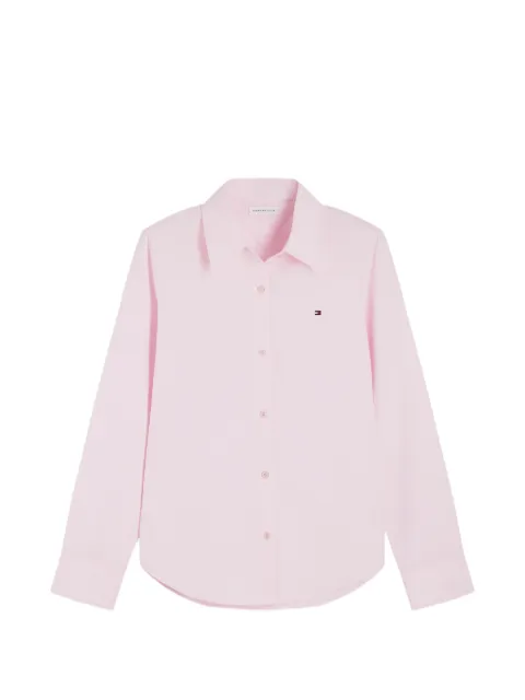 Tommy Hilfiger logo-embroidered button-down shirt Pink WW0WW51155