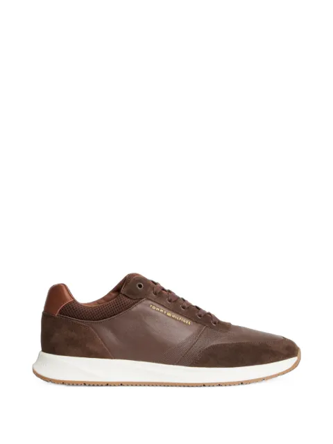 Tommy Hilfiger panelled-leather sneakers Brown FM0FM05910