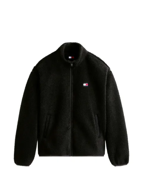 Tommy Hilfiger logo-patch jacket Black DM0DM22345