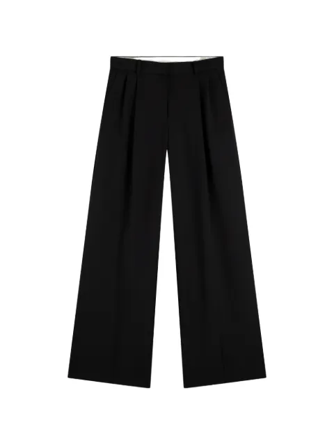 Tommy Hilfiger pleated wide-leg trousers Black WW0WW52110