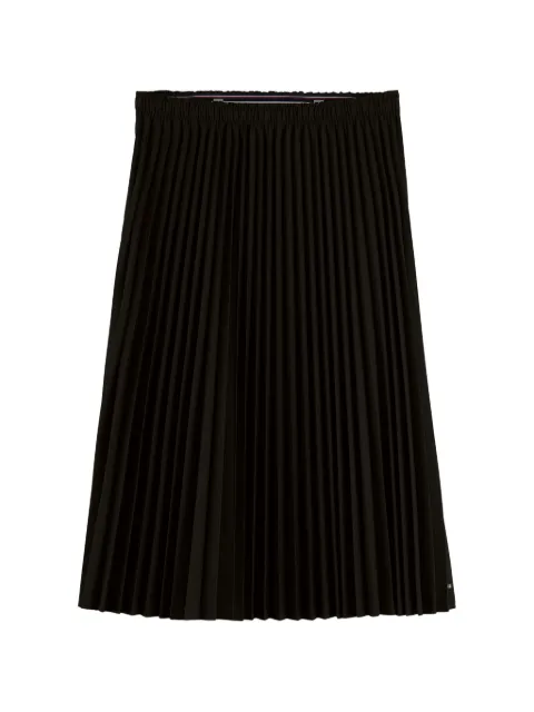 Tommy Hilfiger pleated midi skirt Black WW0WW52054