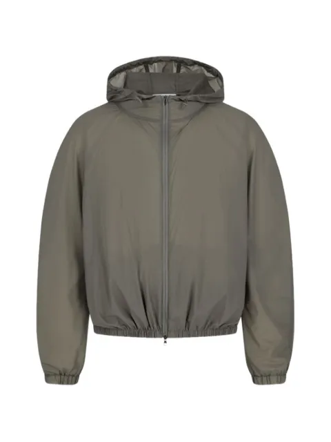 Amomento raglan-sleeve hooded jacket Grey AM26SSM12JP