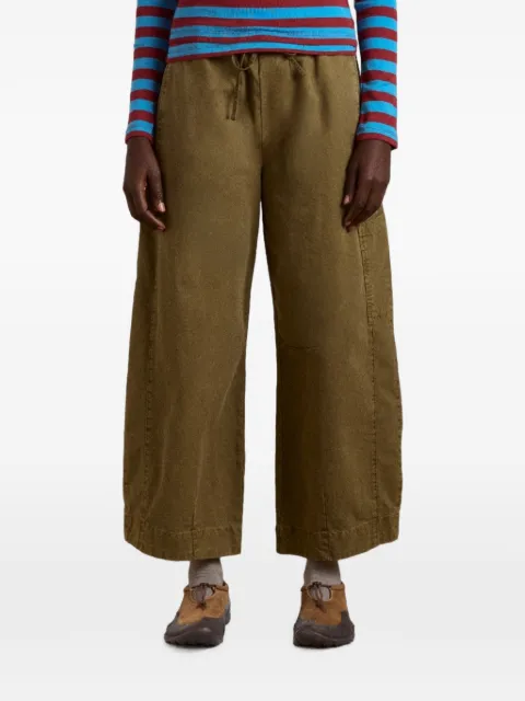 DAMSON MADDER Felix embroidered-pocket trousers Green SS25DM1485