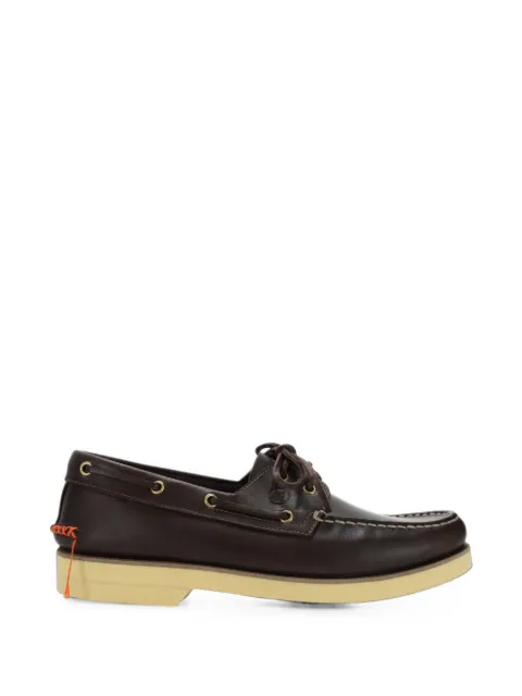 Fortela x Sperry leather boat shoes Brown SPMFVBOATLEAN1BRW