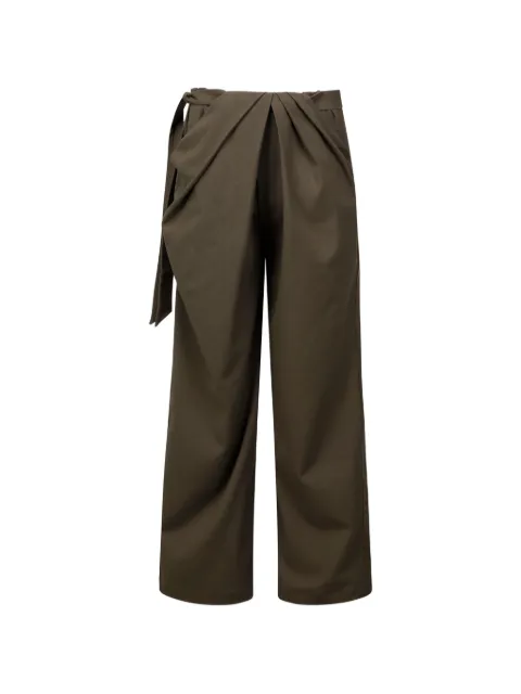 NACHE draped wide-leg trousers Grey A5N2543RWP25UBR00UBR