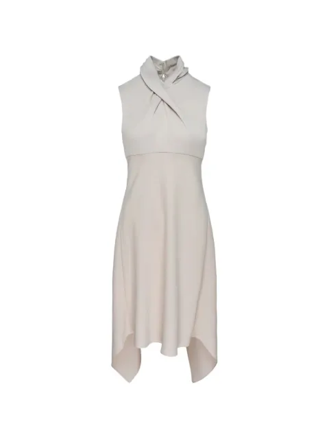 Club21 Laila crossover-halter dress Neutrals S6LAIDPL014STONE