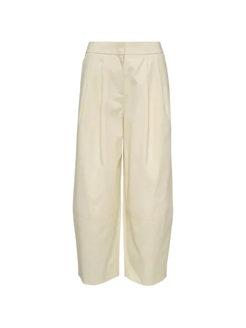 Club21 pleated wide-leg trousers White S5W20363201WLIGHTSANDDEC