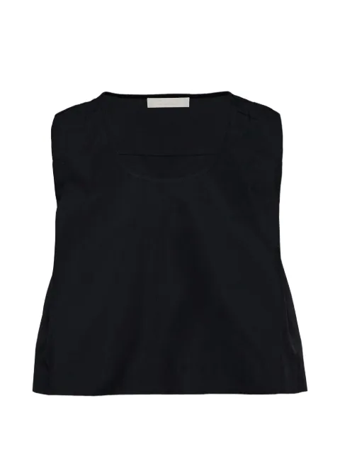 Club21 cropped scoop-neck top Black S5W40293122WBLACKJAN
