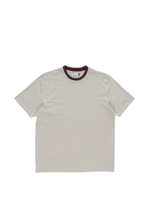 Pop Trading Company Pop striped logo T-shirt Grey A5POPAW250200700QUARRY