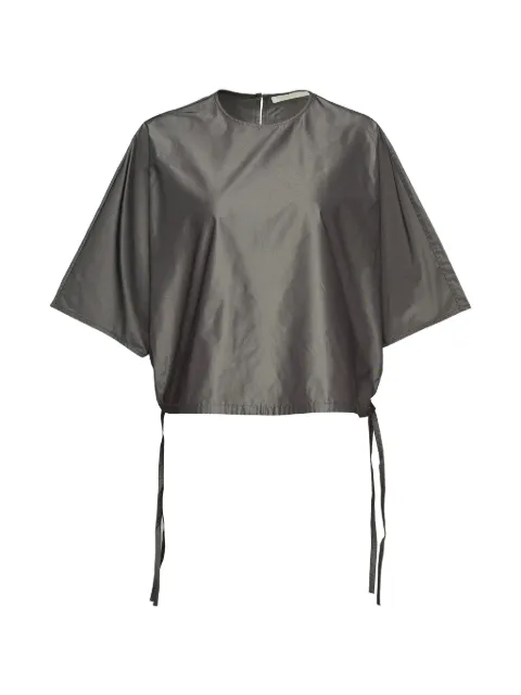 Club21 batwing-sleeve taffeta blouse Grey S5W40843353
