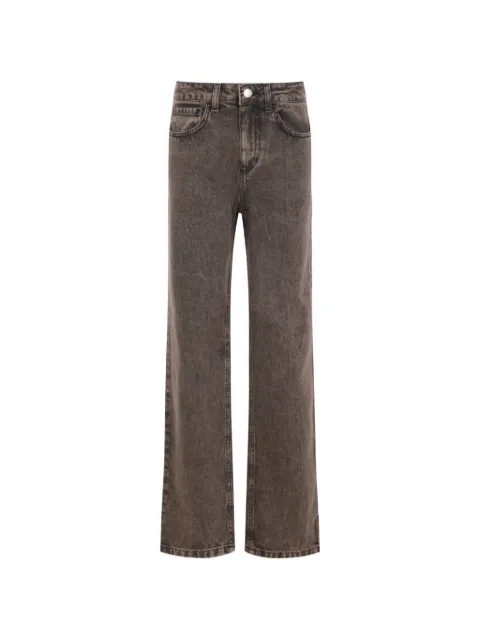 Federica Tosi mid-rise wide-leg jeans Brown 3081230569