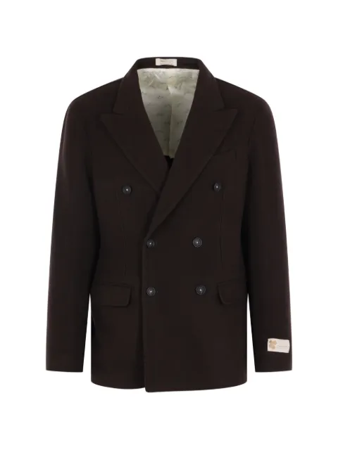 Massimo Alba Brando double-breasted blazer Brown M30U0BRANDT1128U793