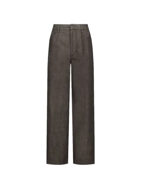 Amomento straight-leg trousers Brown AM26SSM24PT