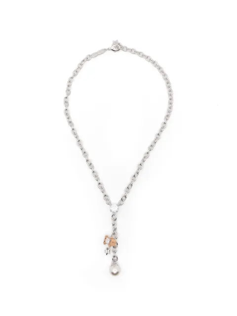 YVMIN sterling silver charm-pendant necklace Silver 26091WHT00NN