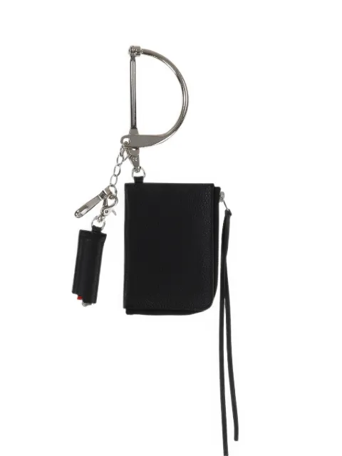 FILTH chain-link carabiner cardholder Black FL261AC03