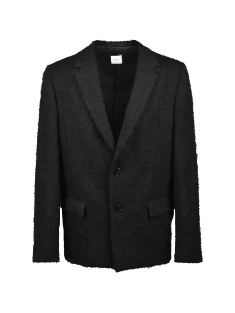 FILTH textured single-breasted blazer Black FL261JK01