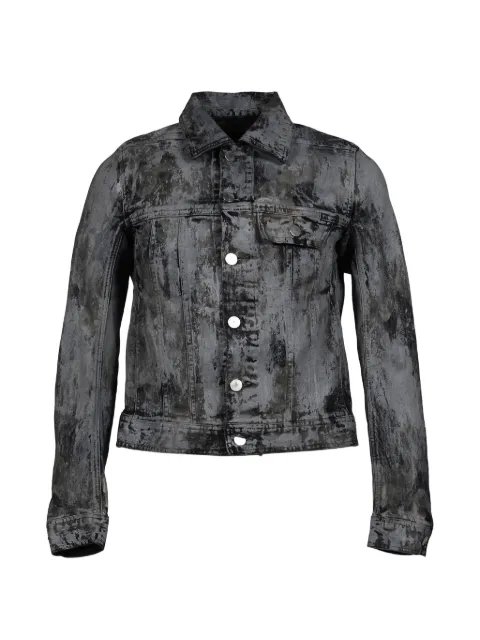 FILTH distressed-effect denim jacket Grey FL261BL01RG