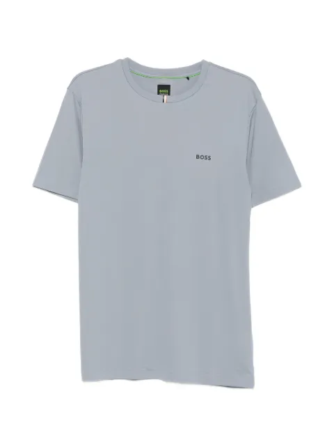 BOSS logo-print short-sleeve T-shirt Grey 50563361