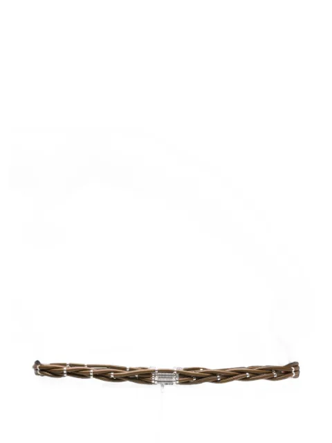 ISABEL MARANT braided leather belt Brown 26ACE456BFAD3A04A