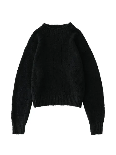 Studio Nicholson Maele bouclé-knit sweater Black MAELESNW1893MERINOBOUCLEBLACK
