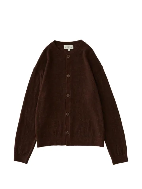Studio Nicholson Andres crew-neck cardigan Brown ANDRESSN1492