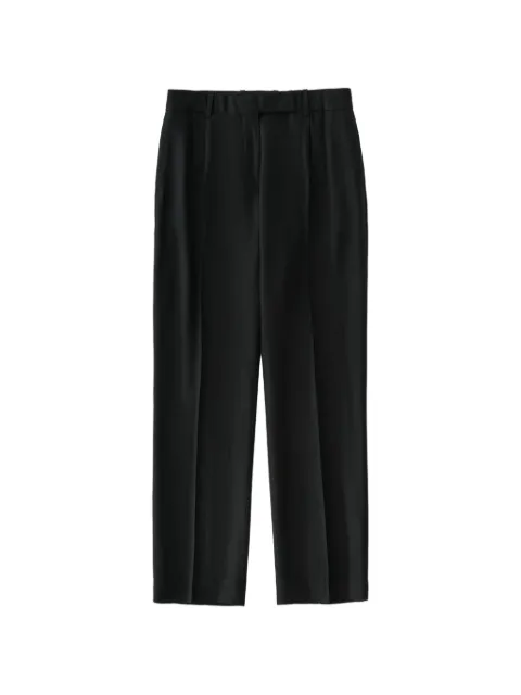 Studio Nicholson Quarte pin-tuck tailored trousers Black QUARTESNW1842